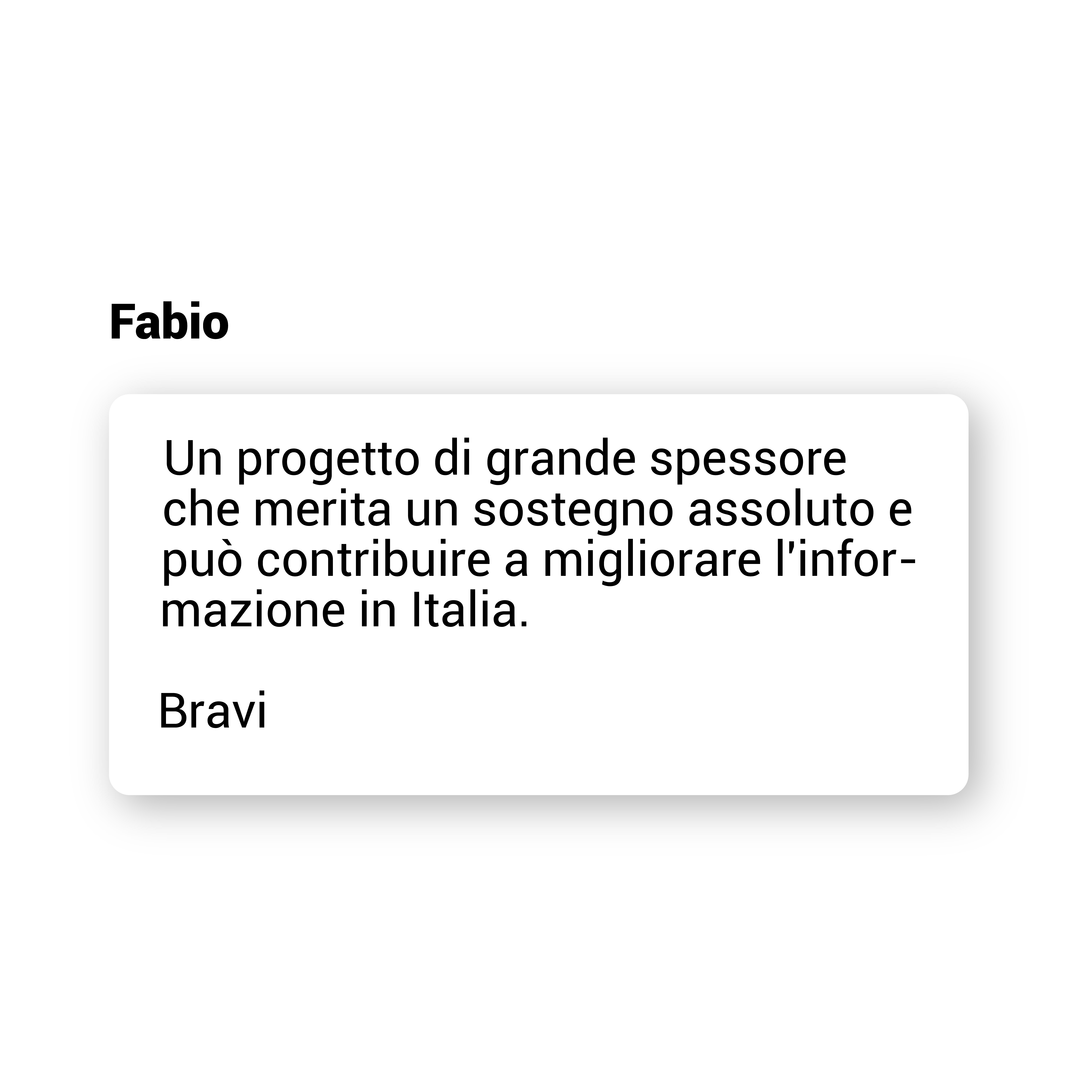 Recensione — Fabio