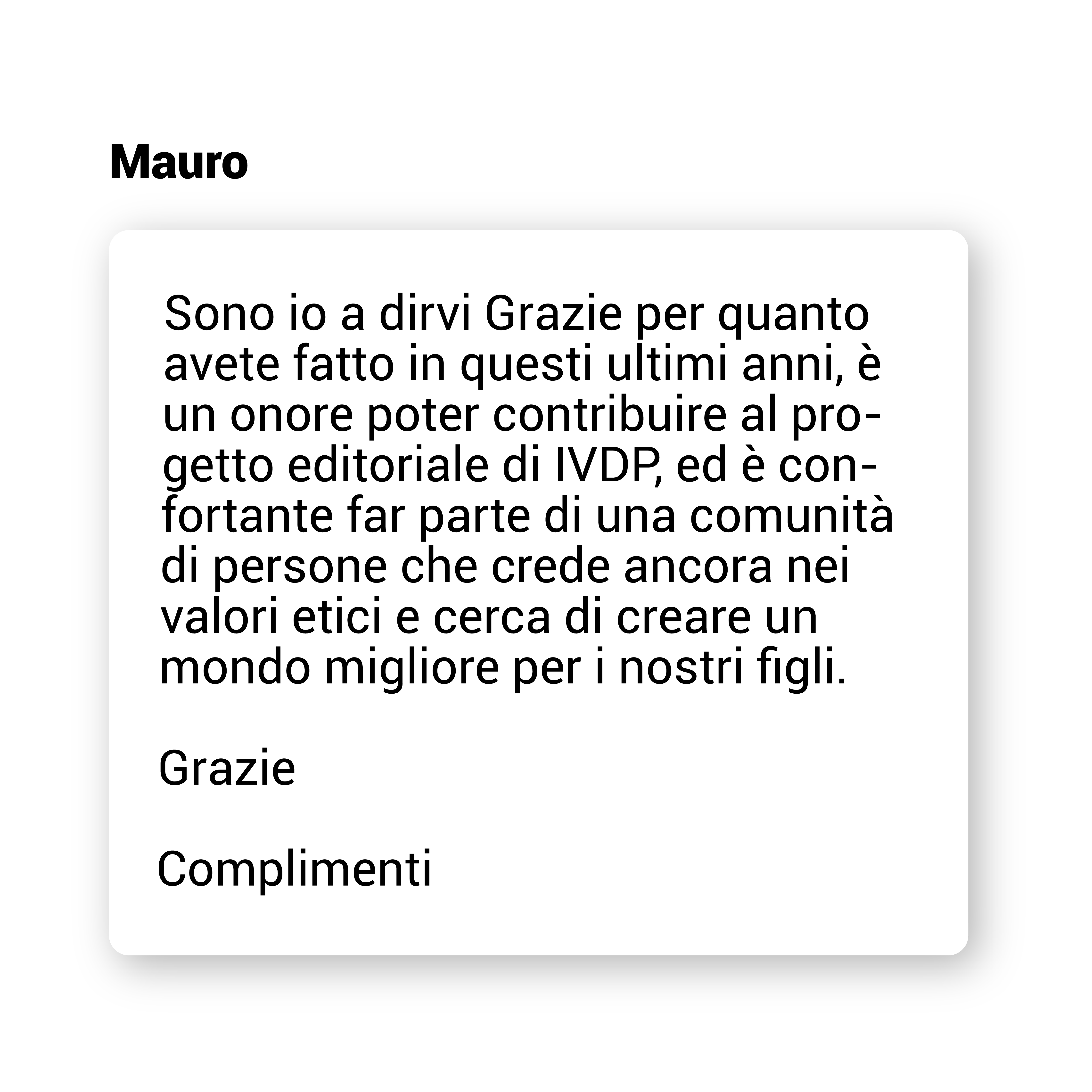 Recensione — Mauro