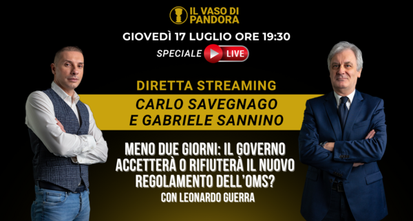 Meno due giorni: Il governo accetterà o rifiuterà il nuovo regolamento dell’OMS?  - Leonardo Guerra