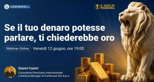 Se il tuo denaro potesse parlare, ti chiederebbe oro - Gianni Casini