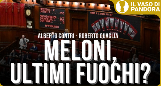 Sindrome da paura al governo: cosa c'è sotto? - Alberto Contri, Roberto Quaglia